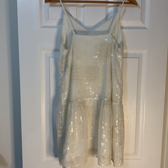 White sequin mini dress - Picture 3 of 3